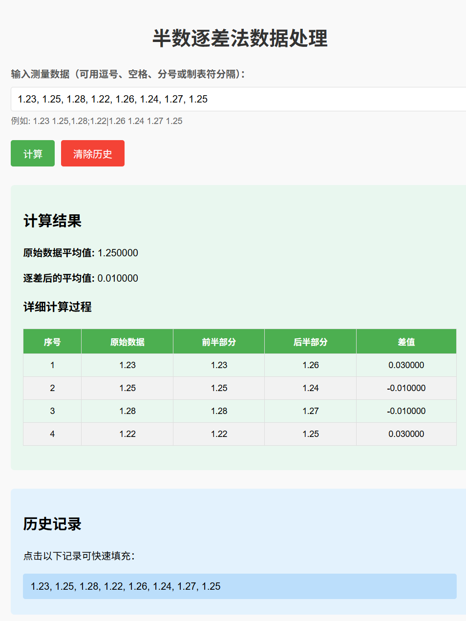 单缝衍射实验示例